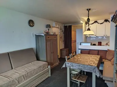 Cuisine ou kitchenette dans l'établissement Appartement à Tignes, 6 pers, proche pistes - FR-1-449-199