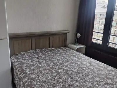 Un ou plusieurs lits dans un hébergement de l'établissement Appartement à Tignes, 6 pers, proche pistes - FR-1-449-199