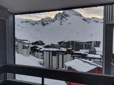 Vue générale sur la montagne ou vue sur la montagne depuis l'appartement