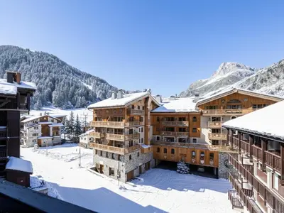 Vue générale sur la montagne ou vue sur la montagne depuis l'appartement