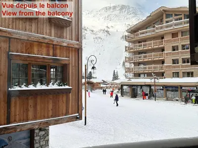 L'établissement Appartement rénové, ski aux pieds avec parking couvert - FR-1-862-28 en hiver