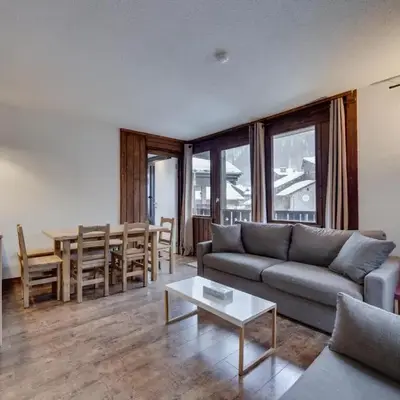 Appartement lumineux 5 pers au pied des pistes avec parking couvert - FR-1-862-39
