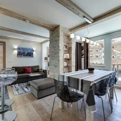 Appartement rénové au pied des pistes avec parking à Val d'Isère - FR-1-862-38