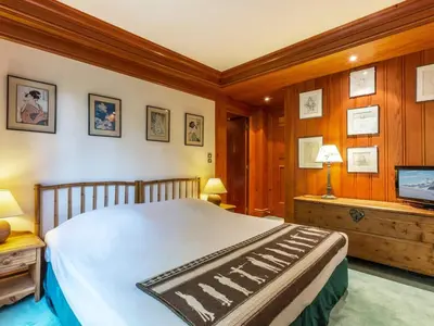 Un ou plusieurs lits dans un hébergement de l'établissement Appartement lumineux Val-d'Isère 2 chambres - FR-1-862-40