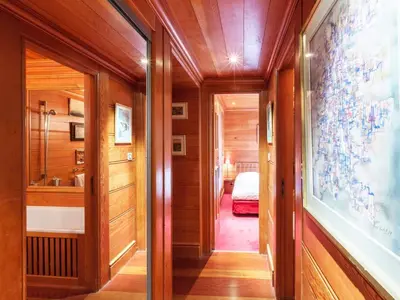 Un ou plusieurs lits dans un hébergement de l'établissement Appartement lumineux Val-d'Isère 2 chambres - FR-1-862-40