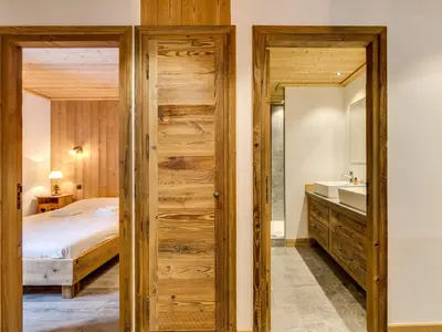 Un ou plusieurs lits dans un hébergement de l'établissement Appartement Ski aux pieds, 4 personnes, Val-d'Isère - FR-1-862-49