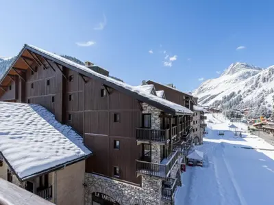 Vue générale sur la montagne ou vue sur la montagne depuis l'appartement