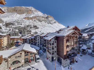 Vue générale sur la montagne ou vue sur la montagne depuis l'appartement