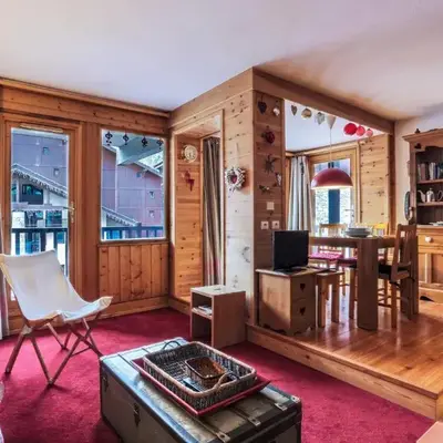 Appartement skis aux pieds avec parking couvert
