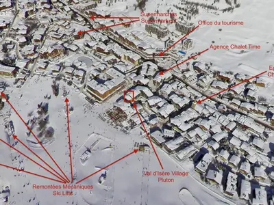 L'établissement Appartement rénové, confort moderne au pied des pistes - FR-1-862-58 en hiver