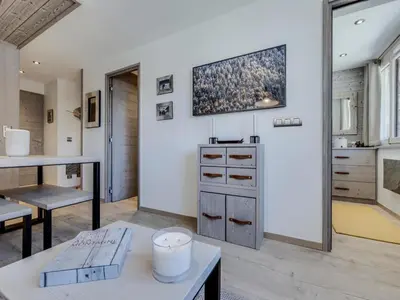 Plan de l'établissement Appartement rénové, confort moderne au pied des pistes - FR-1-862-58