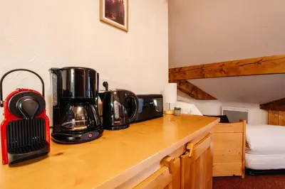 Plateau bouilloire dans l'établissement Le Cocon