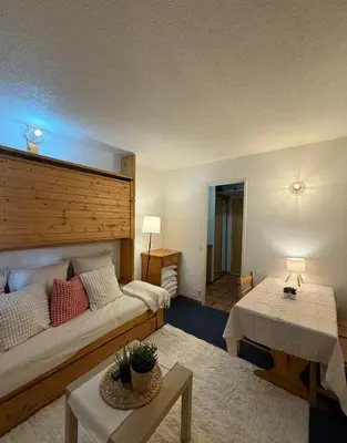 Un ou plusieurs lits dans un hébergement de l'établissement Ski InOut -Tignes Val Claret -3 Beds Flat B100