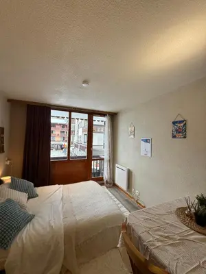 Un ou plusieurs lits dans un hébergement de l'établissement Ski InOut -Tignes Val Claret -2 Beds Flat C168