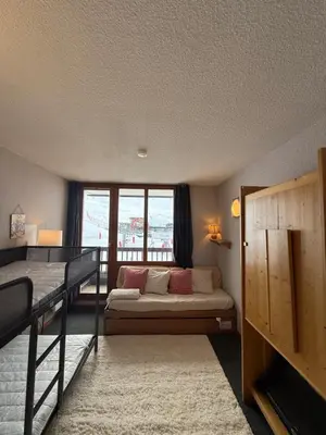 Un ou plusieurs lits dans un hébergement de l'établissement Ski InOut -Tignes Val Claret -4 Beds Flat C181