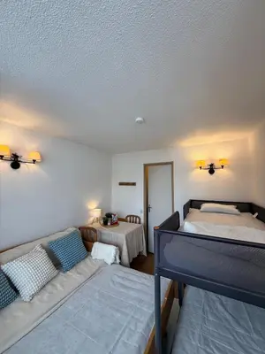 Un ou plusieurs lits dans un hébergement de l'établissement Ski InOut -Tignes Val Claret -4 Beds Flat C205