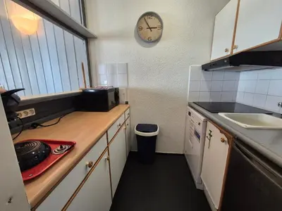 Cuisine ou kitchenette dans l'établissement Tignes Val Claret - Confort 2 pièces, 6 pers., animaux admis - FR-1-502-617