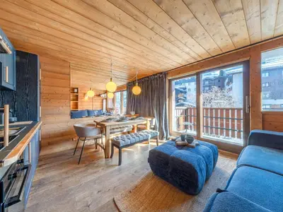 Plan de l'établissement Appartement confortable pour 6 au centre de Val-d'Isère avec Wifi - FR-1-694-443