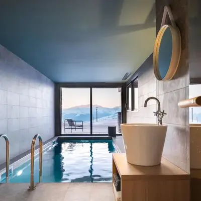 Chalet de luxe aux Arcs 1800 avec piscine intérieure et home cinéma - FR-1-866-7