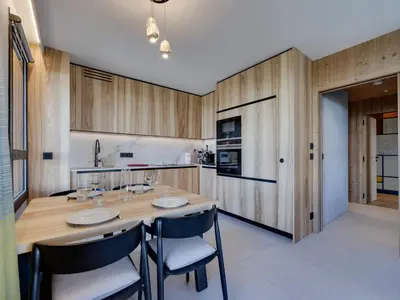 Plan de l'établissement Appartement cosy avec spa et parking, Arc 1800, 4-6 pers - FR-1-866-6