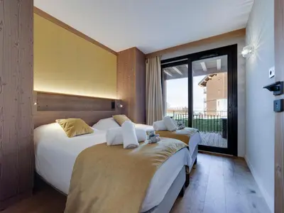 Plan de l'établissement Appartement cosy avec spa et parking, Arc 1800, 4-6 pers - FR-1-866-6