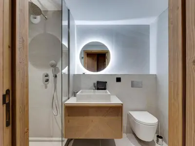 Plan de l'établissement Appartement cosy avec spa et parking, Arc 1800, 4-6 pers - FR-1-866-6