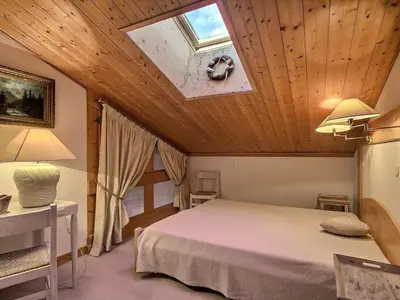 Un ou plusieurs lits dans un hébergement de l'établissement Spacieux duplex 8 pers au pied des pistes à Belle Plagne - FR-1-455-285