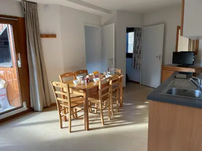 Plan de l'établissement Appartement 6 pers, 33 m², balcon, parking, skieurs bienvenus - FR-1-508-316