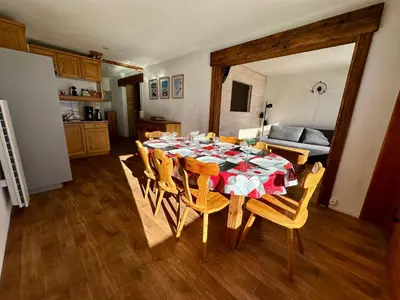 Cuisine ou kitchenette dans l'établissement Les balcons olympiques - Ménage inclus - Arc 2000 - Ski IN-OUT - Place Olympique - La Conciergerie du Varet