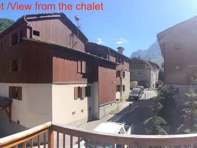 Vue générale sur la montagne ou vue sur la montagne depuis l'appartement