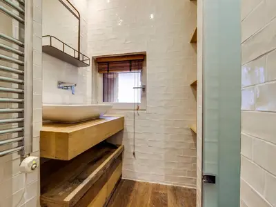 Un ou plusieurs lits dans un hébergement de l'établissement Duplex spacieux jusqu'à 10 pers, hammam, parking, proche pistes - FR-1-862-7