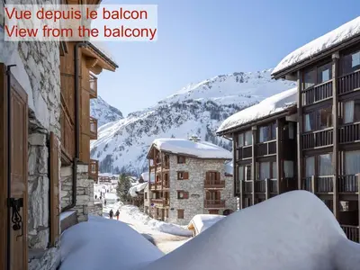 Vue générale sur la montagne ou vue sur la montagne depuis l'appartement