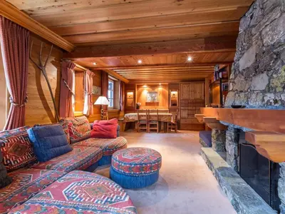 Coin salon dans l'établissement Appartement spacieux au cœur de Val-d'Isère pour 6 pers - FR-1-862-20