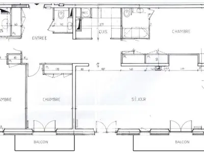 Plan de l'établissement Appartement spacieux au cœur de Val-d'Isère pour 6 pers - FR-1-862-20