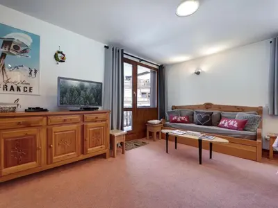 Plan de l'établissement Appartement 4 pers. à Val-d'Isère, ski aux pieds, balcon, parking, WIFI - FR-1-862-42
