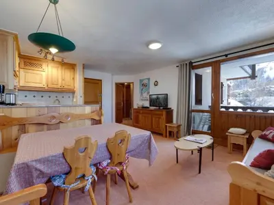 Plan de l'établissement Appartement 4 pers. à Val-d'Isère, ski aux pieds, balcon, parking, WIFI - FR-1-862-42