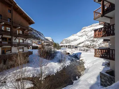 Plan de l'établissement Appartement 4 pers. à Val-d'Isère, ski aux pieds, balcon, parking, WIFI - FR-1-862-42