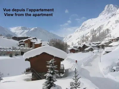 L'établissement Duplex confortable 5 pers. ski aux pieds, balcon Val-d'Isère - FR-1-862-34 en hiver