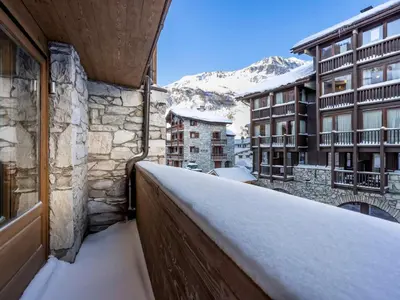 Vue générale sur la montagne ou vue sur la montagne depuis l'appartement