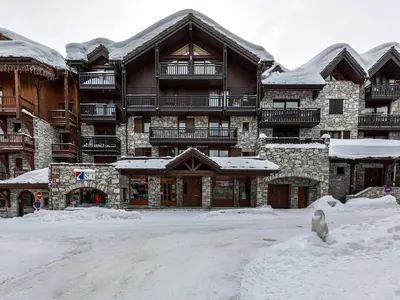 L'établissement Charmant appartement rénové, 4 pers, centre Val d'Isère, au pied des pistes - FR-1-862-48 en hiver