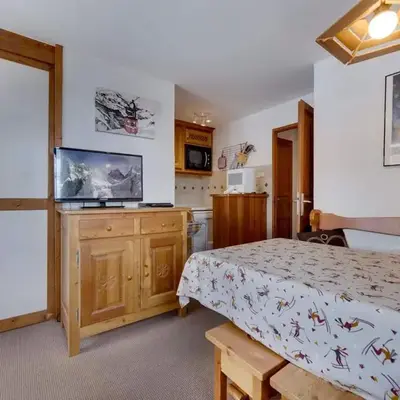 Appartement 4 pers au pied des pistes avec balcon
