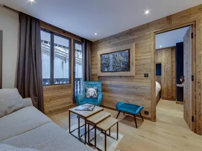 Télévision ou salle de divertissement dans l'établissement Appartement rénové, proche pistes, centre Val-d'Isère, 5 pers, WIFI - FR-1-862-29