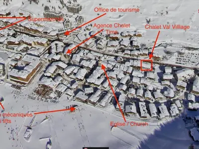 L'établissement Appartement lumineux 2 chambres vieux village Val-d'Isère, terrasse, parking - FR-1-862-59 en hiver