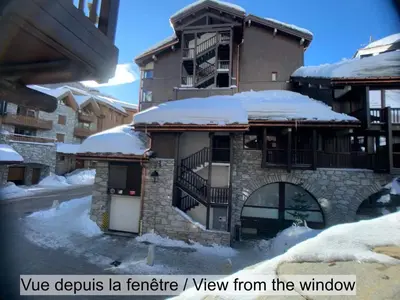 L'établissement Studio confortable centre Val d'Isère proche pistes, wifi - FR-1-862-65 en hiver