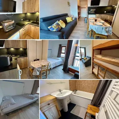 Cuisine ou kitchenette dans l'établissement Spot du FondBlanc - Arc 2000 - Ménage inclus - Ski à proximité - LaConciergerie du Varet