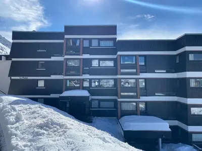 L'établissement Appartement fonctionnel Skis aux pieds avec balcon à Tignes - FR-1-502-615 en hiver