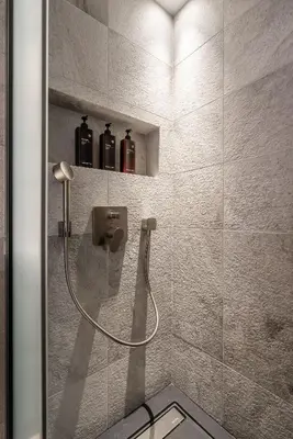Salle de bains dans l'établissement Apartment Onyx Val d'Isère - by EMERALD STAY