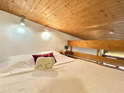 Un ou plusieurs lits dans un hébergement de l'établissement Studio mezzanine à Val d'Isère pour 3 pers. avec animaux & parking couvert - FR-1-411-1019