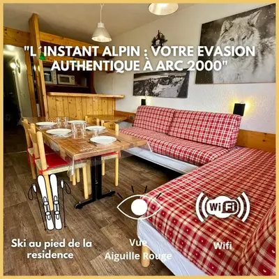L'instant Alpin - Arc 2000 - Ski IN-OUT - Ménage inclus - La conciergerie du Varet
