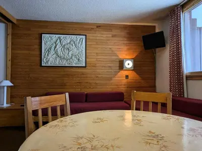 Télévision ou salle de divertissement dans l'établissement Résidence Pierre de Soleil - maeva Home - Studio au pied des pistes 4 personnes - Confort MAE-4943